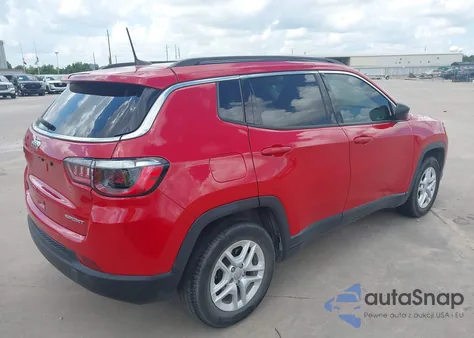 2020 Jeep Compass Sport Fwd из США, поврежденный, VIN 3C4NJCAB9LT250378